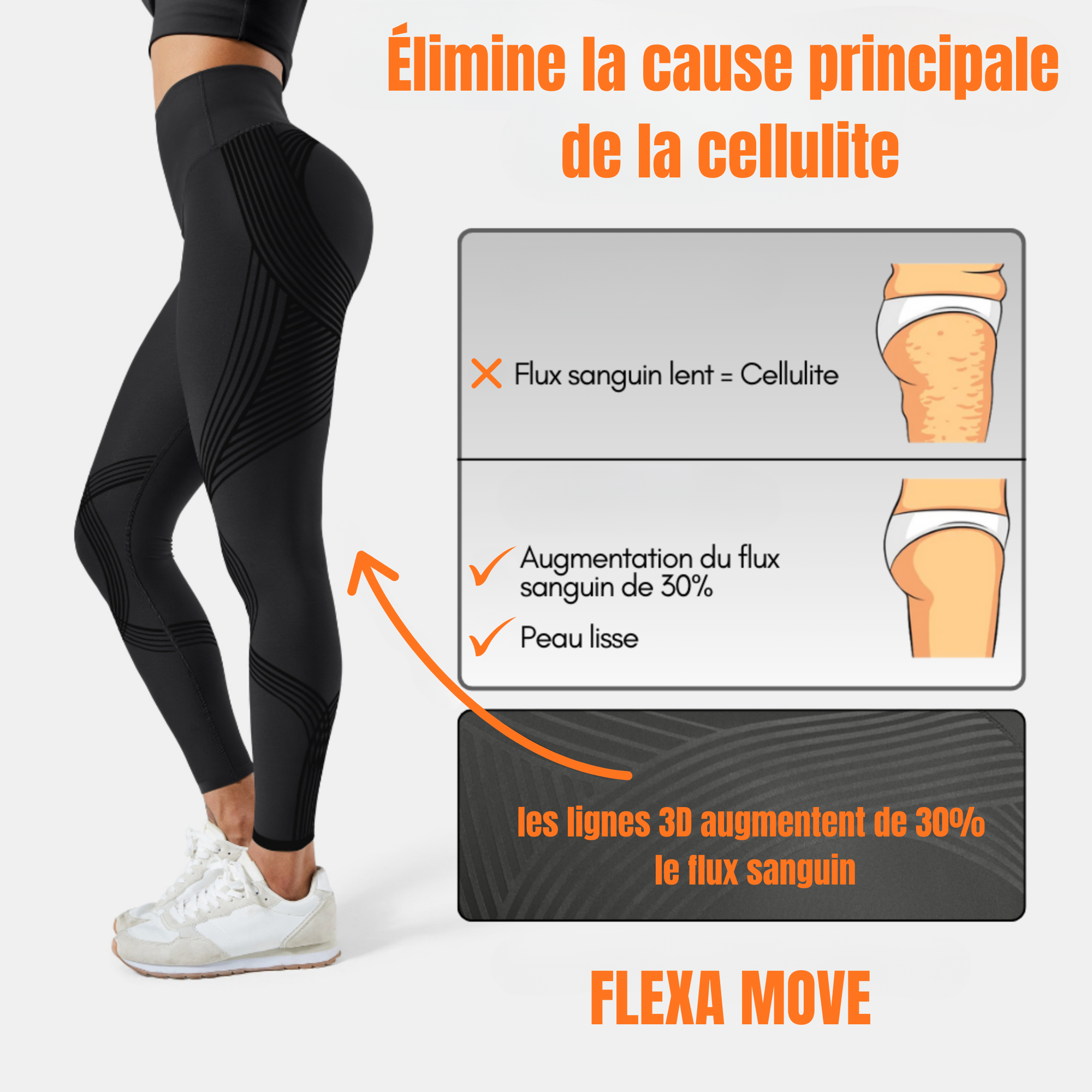 Flexa Move | Legging sculptant effet anti-cellulite